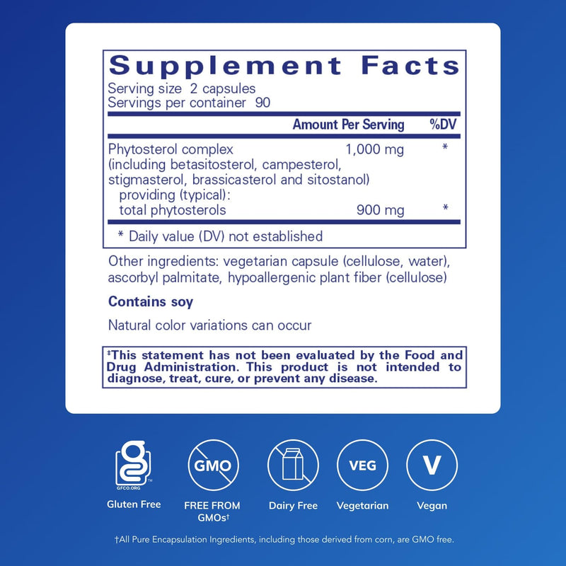 [Australia] - Pure Encapsulations CholestePure | Supplement to Support Cardiovascular Health, Enzyme Function, and Lipid Metabolism* | 180 Capsules 180 Count (Pack of 1) 