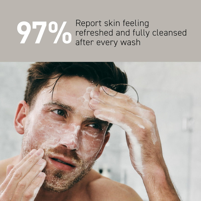 Brickell Men's Purifying Charcoal Face Wash for Men, Daily Facial Cleanser, With Charcoal, Vitamin E, and Hyaluronic Acid, 8 Ounce, Scented Facial Cleanser, Scented 8 Ounce (Pack of 1)