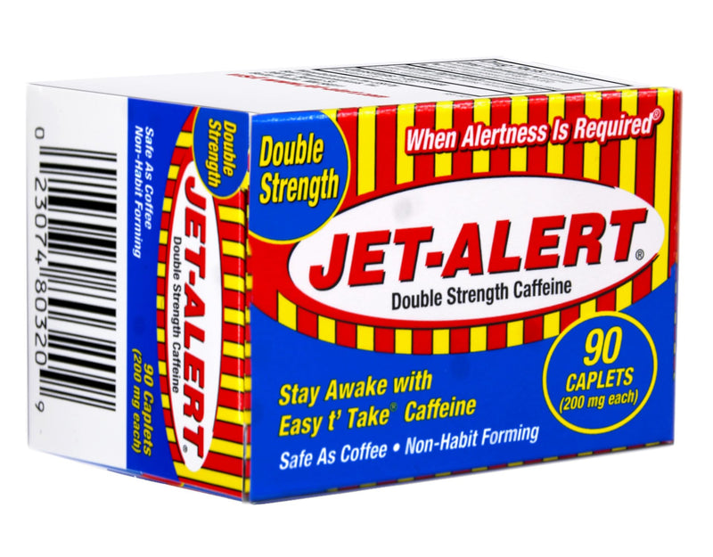 [Australia] - Jet-Alert Double Strength Caffeine 200 Mg Caplets, 90 caplets, Pack of 3 30 Count (Pack of 3) 