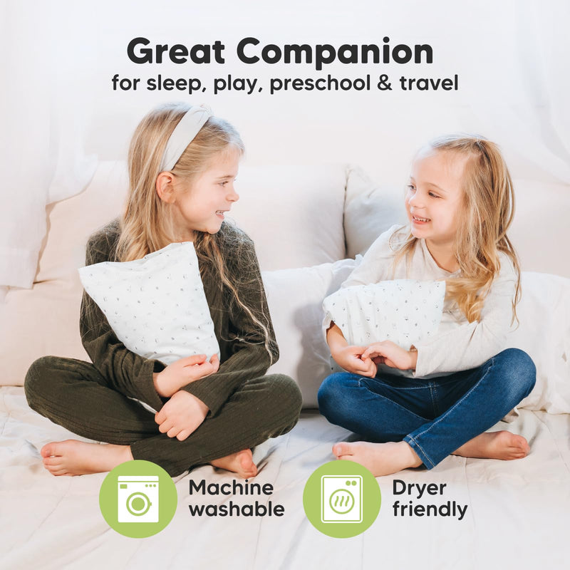 [Australia] - Mini Toddler Pillow with Pillowcase - 9x13 My Little Dreamy Mini Pillow, Organic Toddler Pillows for Sleeping, Kids Pillow, Small Pillows, Travel Pillows for Sleeping, Toddler Bed Pillows (Acorn) Acorn 9"x13" 