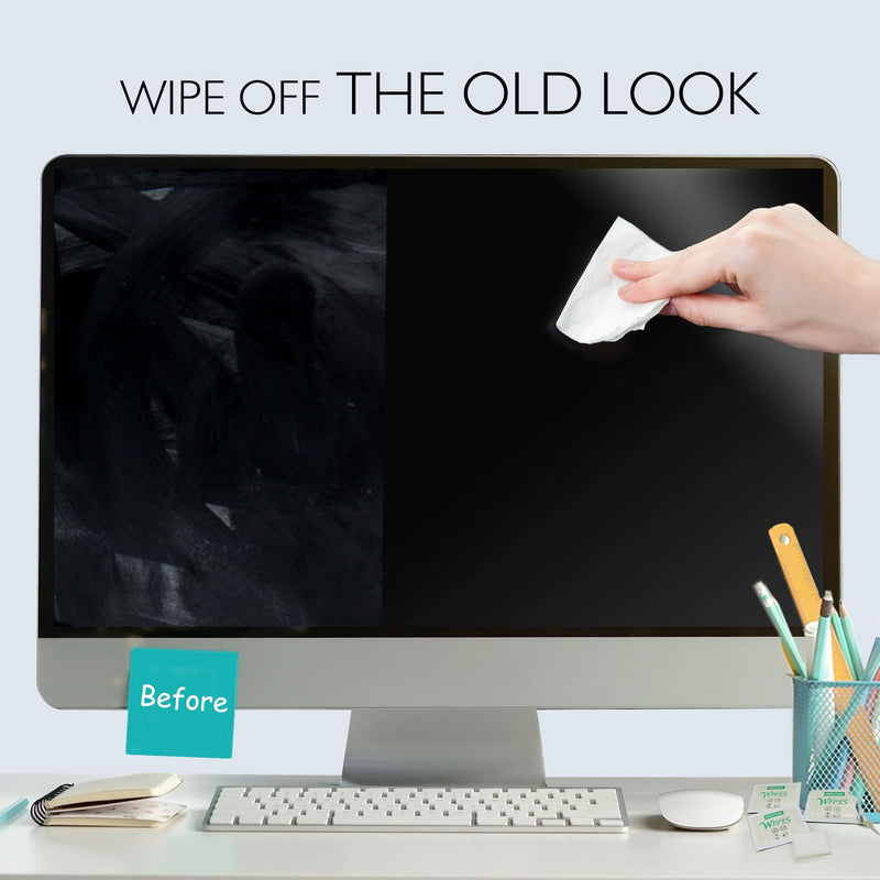 [Australia] - Cleaning Wipes for Electronic Devices - 100 Counts Premoistened Glass Cleaning Wipes, Portable Laptop Screen Cleaner, Individually Wrapped Wipes, Travel Size 100 Count (Pack of 1) 