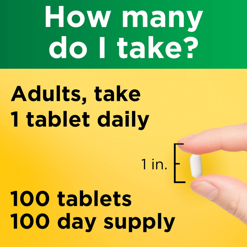 [Australia] - Nature Made Potassium Gluconate 550 mg, Dietary Supplement for Heart Health Support, 100 Tablets, 100 Day Supply 100 Count (Pack of 1) 