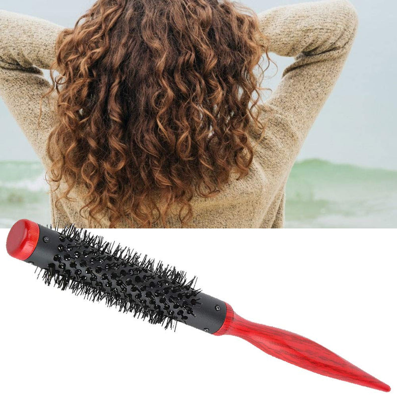 Roller Comb for Men and Women Nylon Round Salon Hair Styling Brush Comb for Blow Drying Curling Straightening(0.7in)