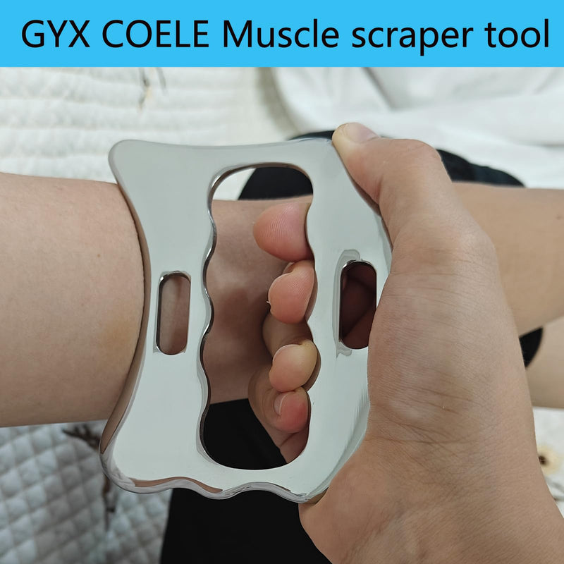 [Australia] - 4 in 1 Muscle Scraper Tool Set, IASTM Physical Therapy Massage Tools with Storage Case, Gua Sha Massage Scraper Scraping Tool Physical Therapy (4PCS Set) GYX COELE-001 