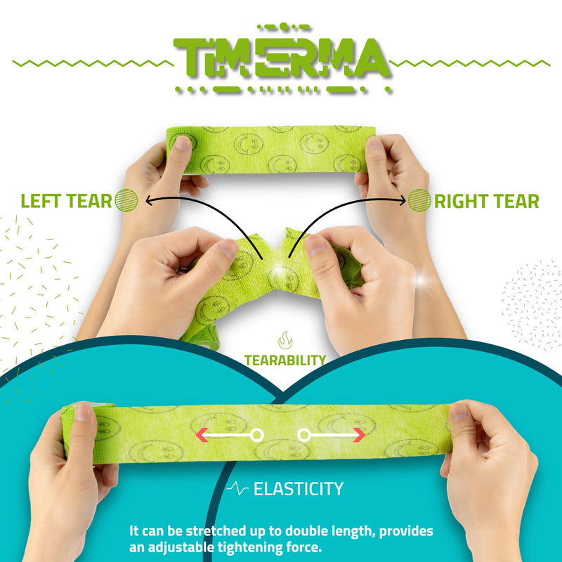 20 Rolls Self Adhesive Bandage Wrap Elastic&Breathable Ideal for Wound Care, Sports & Joint Sprains Adhesive Vet Wrap Versatile Support for Dogs Cats Horses Birds, Pet First Aid (Smiley) 20Rolls Smiley