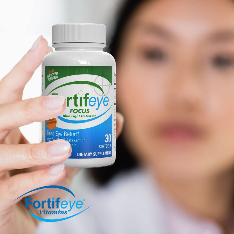 [Australia] - Fortifeye Focus Eye Care Supplement | Triple Carotenoid Including Astaxanthin, Lutein, and Zeaxanthin | 30 Softgel Capsules 30 Count (Pack of 1) 