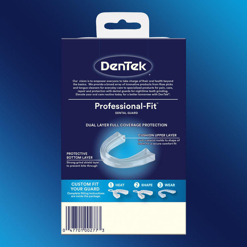 [Australia] - DenTek Professional-Fit Dental Guard, Mouth Guard for Grinding Teeth at Night, 1 Count 1 Count (Pack of 1) 