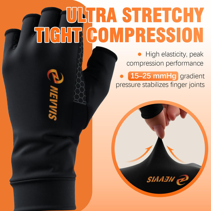 [Australia] - Compression Gloves Women Men, Arthritis Gloves for Women for Pain, Carpal Tunnel, Swelling Edema, Tendonitis...1 Pair Medium 