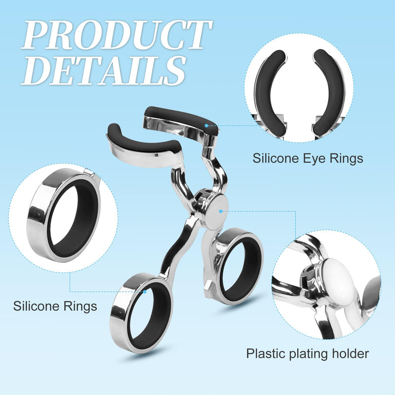 [Australia] - Contact lens tweezers for soft lenses, aid for contact lenses, contact lens remover with contact lens container and storage box, contact lens insertion aid for removal (silver) 