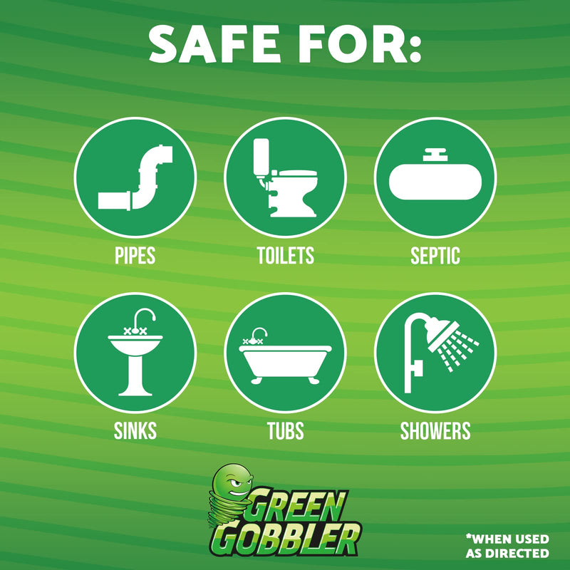 [Australia] - Green Gobbler Drain Cleaner & Deodorizer FRESH SCENT Sticks for Toilet Tanks, Sinks, Bathtub Drains, Washing Machine Drains and Garbage Disposals - 24 Pieces 12 Count (Pack of 2) 