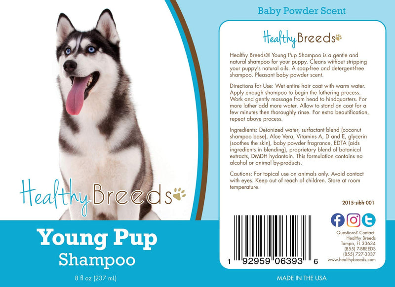 Healthy Breeds Siberian Husky Young Pup Shampoo 8 oz - PawsPlanet Australia