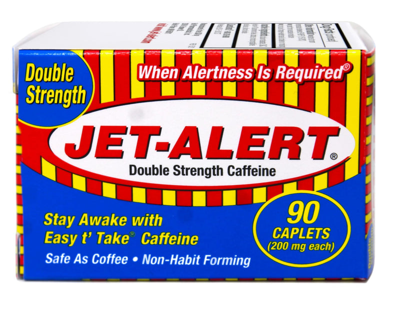 [Australia] - Jet-Alert Double Strength Caffeine 200 Mg Caplets, 90 caplets, Pack of 3 30 Count (Pack of 3) 