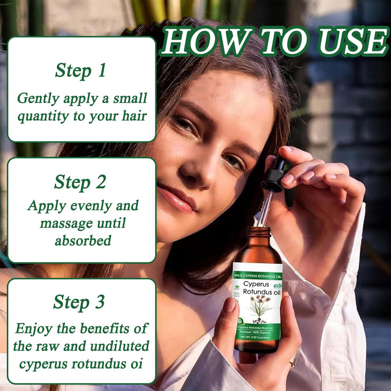 [Australia] - Cyperus Rotundus Oil Cyperus Rotundus Oil Pure Cyperus Oil Cyperus Rotundus Oil Hair Removal For Reducing Hair Growth Smooth Skin & Hair Removal Moisturizing & Soothing 