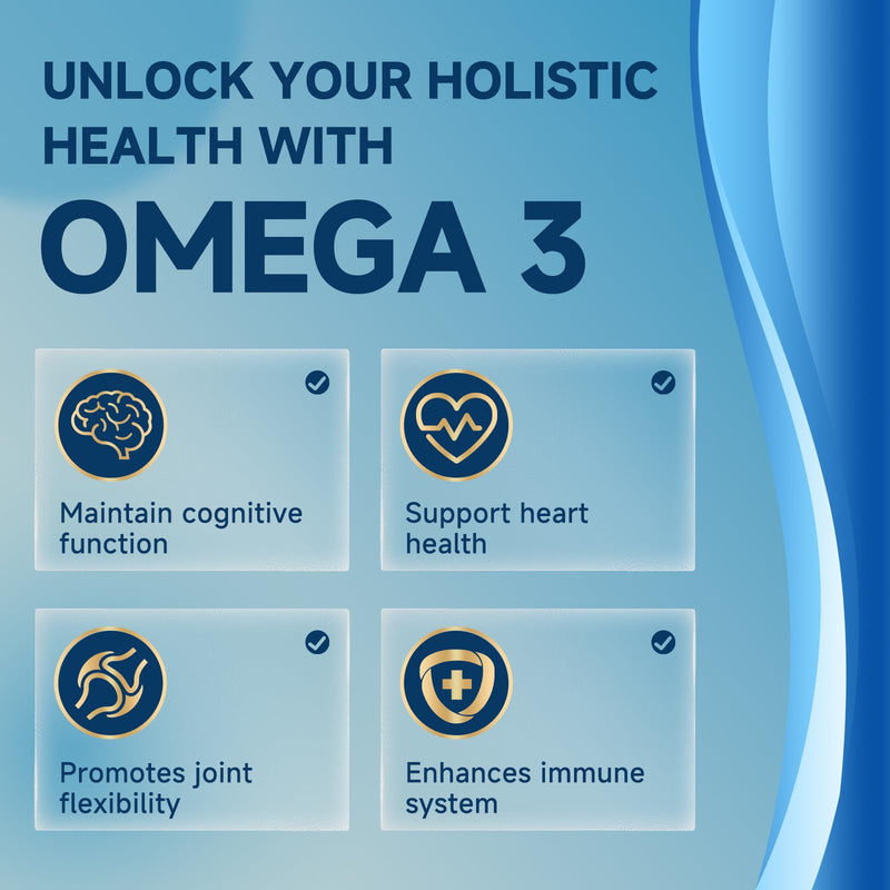 ZEBORA Mini Omega 3 Fish Oil 1400mg with Vitamin E, 60 Servings | High Potency Fish Oil, Supports Heart Health, Brain Function, and Immune Health, Mini Softgels for Easy Swallowing 120 Count (Pack of 1)