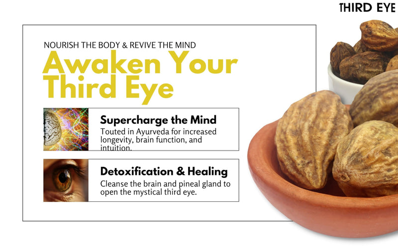 [Australia] - Third Eye Awakening - Organic Haritaki Capsules- Kailash Herbals-100 capsules- 650 mg each-Terminalia chebula- Vegan 
