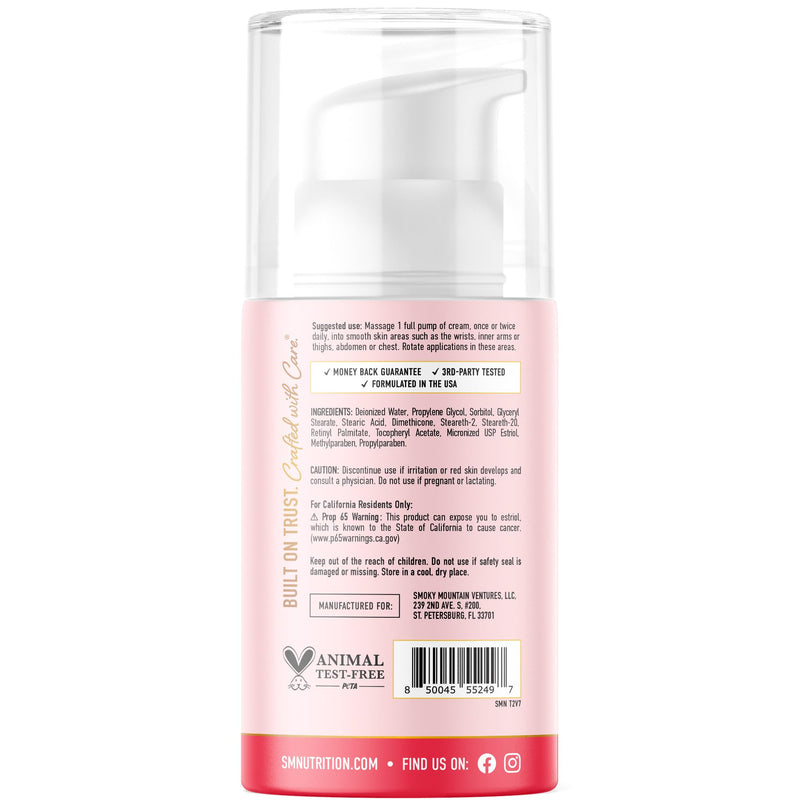 [Australia] - Original Estro-Life Balancing Skin Cream for Women | Cosmetic Skin Cream with 175mg of Estriol per Container with Vitamin A | Soy-Free, Cruelty-Free, and Non-GMO | 84 Applications, 3.5oz Pump Original Formula 
