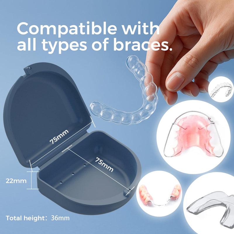 [Australia] - Retainer Case, Compatible with Invisalign, Blue 