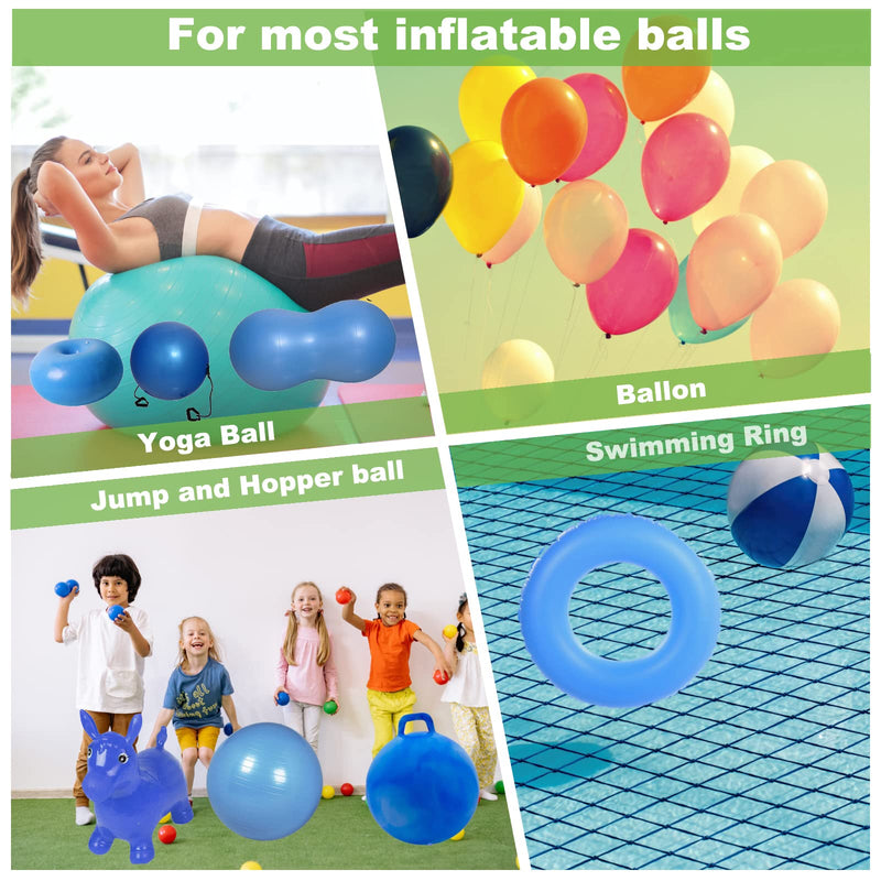[Australia] - Hand Air Pump,Two-Way Hand Yoga Ball Pump, 9 Inch Double Action Hand Pump Inflator for Exercise Balls, Swimming Ring,Balloons and Inflatable Balls 