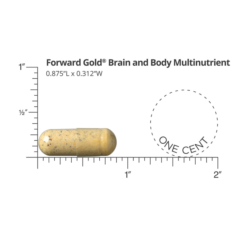 Dr. Whitaker's Forward Gold Daily Regimen Multi-Nutrient Vitamin Supplement for Adults 65+, 60 Packets (30-Day Supply) 60 Count (Pack of 1)