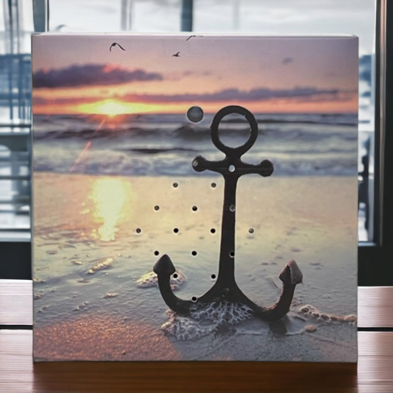 [Australia] - MIJOMA sound box with sea sounds - soothing relaxation for your home | Speakers, motion detectors & ON/OFF switch | Ideal for bathroom, hallway, office & living room | 12x12cm (Maritime) Maritime 