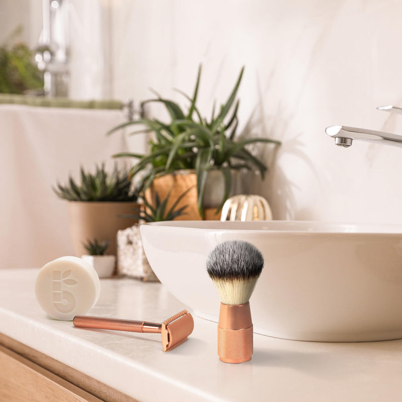 [Australia] - Bambaw | Shaving soap for women | 80g | Shaving soap with apricot oil & vitamin E | Shaving soap in one piece for all skin types | Shaving soap women | Vegan soap apricot 