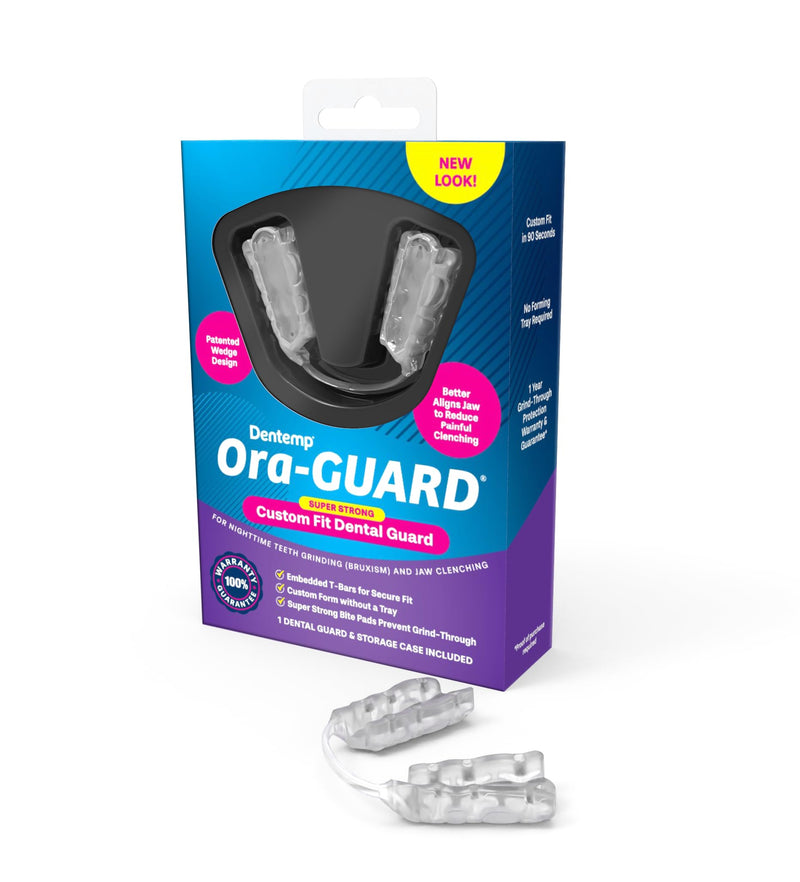 [Australia] - Dentemp Ora-GUARD Custom Fit Dental Guard - Bruxism Night Guard for Teeth Grinding (Two Pack) - Mouth Guard for Clenching Teeth at Night - Mouth Guard for Sleeping - Relieve Soreness in Jaw Muscles… 