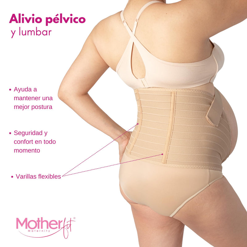 Pregnancy Girdle - Belly Bands for Pregnant Women Breathable Pregnancy Belly Support Band Adjustable Maternity Belt Nude Medium