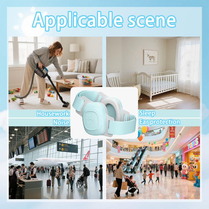 [Australia] - Baby Ear Muffs for Noise Protection,Soft & Adjustable Infant Noise Cancelling Headphones, Comfortable Hearing Protection for Toddlers 