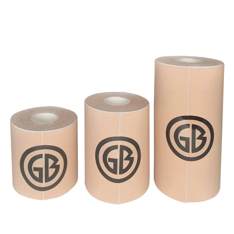 GenderBender Extra Soft Body Tape, 3-6 Inches Wide, Beige or Black (Black, Medium (4 inches Wide)) Medium (4 Inch wide)