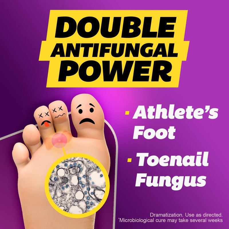 Silka Max Strength Antifungal Liquid & Athlete's Foot Cream Set, 2 Count | Powerfull Relief for Athlete's Foot, Ringworm & Jock Itch; Helps Relieve Itching & Burning
