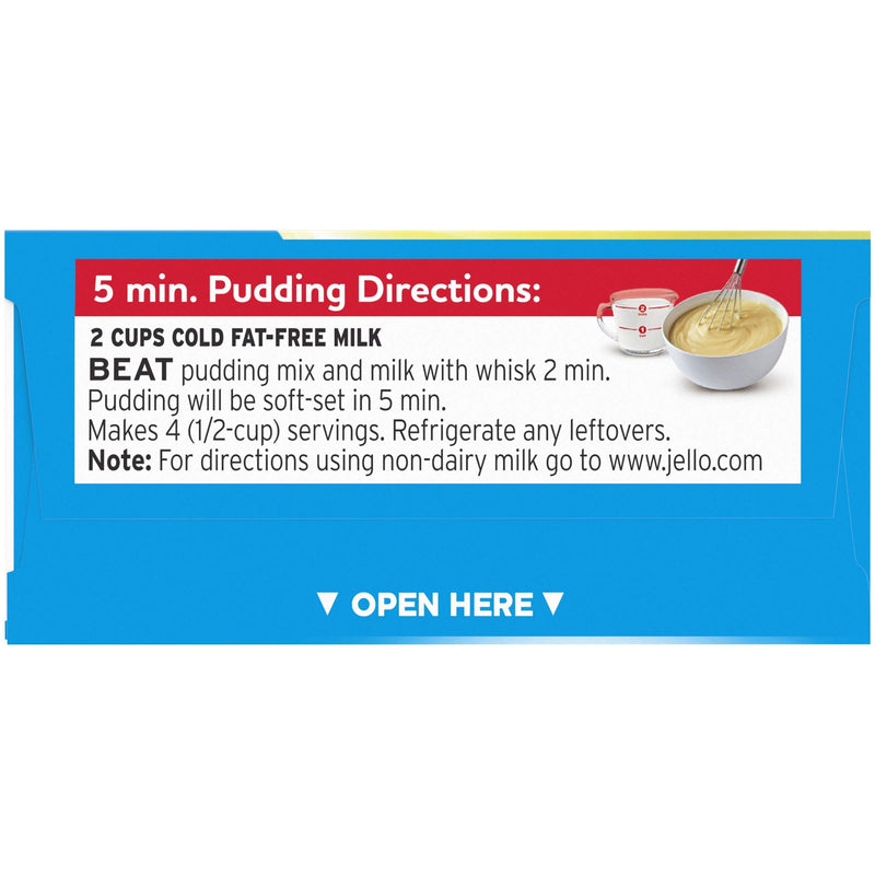 Jell-O Sugar Free Lemon Instant Reduced Calorie Pudding and Pie Filling, 28 g (Pack of 6)