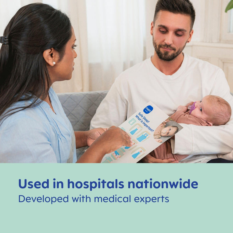 [Australia] - MAM Comfort Baby Pacifiers, Lightweight One-Piece Full Silicone Binky for Newborns 3-12 Months, BPA-Free, Easy to Clean Pacifier, Best for Breastfed Babies, with Sterilizer Case, 2 Count Binkies Cherry Blossom / Ice Water 2 Count (Pack of 1) 