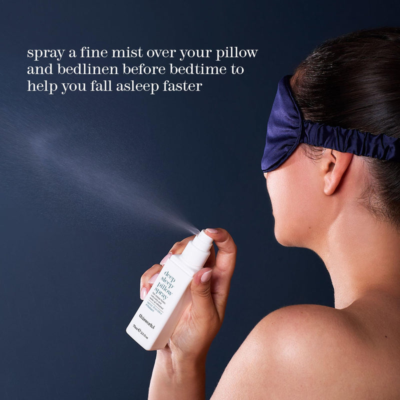 This Works Deep Sleep Pillow Spray 2.5 fl oz - Aromatherapy Sleep Mist | Natural pillow mist with Lavender, Camomile & Vetivert essential oils for calmer, more restful nights 2.5 Fl Oz (Pack of 1)