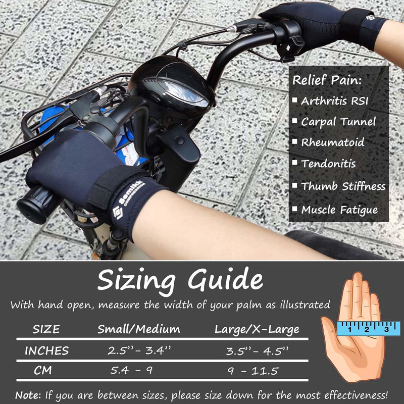 Copper Arthritis Gloves for Women Men, Full Finger Compression Gloves for Arthritis, Carpal Tunnel, Pain Relief, Swelling, Rheumatoid, Typing, Adjustable Wrist Strap (2pair, L/XL) Large/X-Large 2pair Full Finger