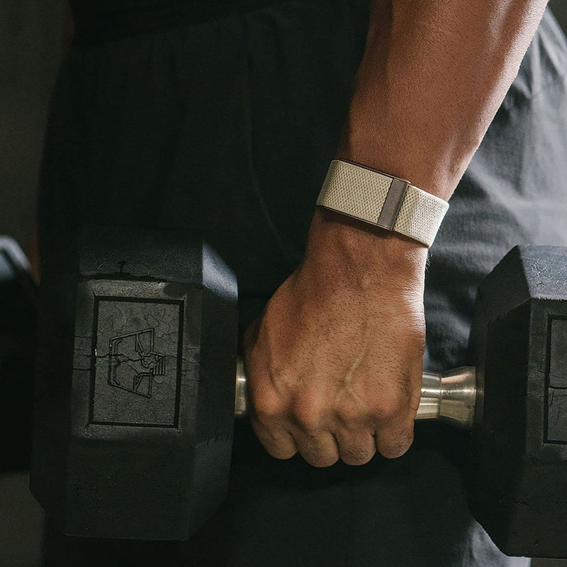 [Australia] - WHOOP Ultra-Soft SuperKnit Accessory Wristband 4.0 for Enhanced Performance, Comfort and Durability, Compatible 4.0 Wearable Health, Fitness & Activity Tracker, Stone 