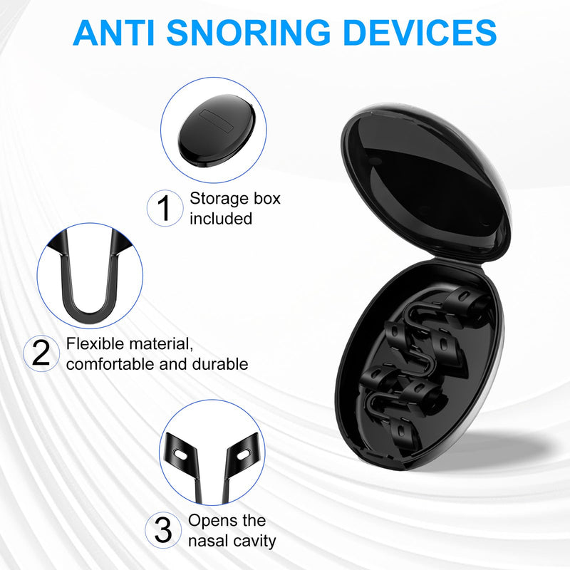 [Australia] - Anti Snoring Devices, Nasal Dilator for Sleeping, Effective to Relieve Snoring, for Nasal Snorers, Reusable Snoring Device to Enjoy a Peaceful Night's Sleep - 3 Pack (S/M/L) S/M/L 