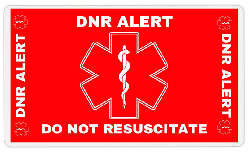 [Australia] - DNR Do Not Resuscitate Wallet Card (DNR-101) Quantity: (2) 2 