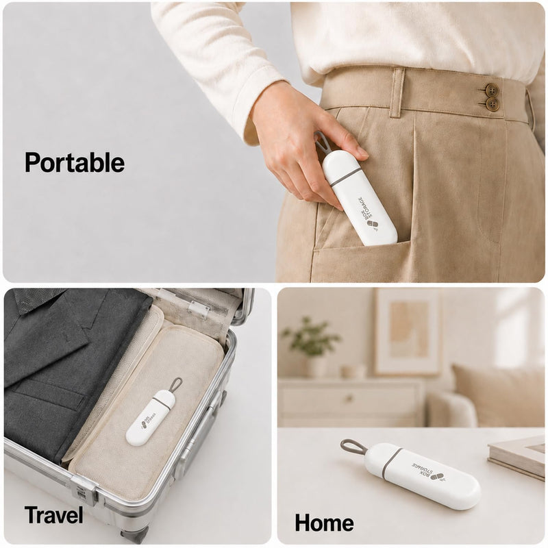 3 Compartment Small Pill Box, Moisture Proof Case, Keychain Pill Holder for Pocket Purse, Daily Portable Medicine Vitamin Container, Fish Oil and Supplement Storage(White Gray) Abs Lime