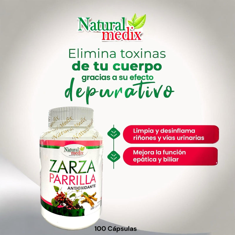 [Australia] - Zarzaparrilla Premium Natural Detox Supplement Herbal Blend from Peru ‚Äì 100 Capsules ‚Äì Supports Vitality & Internal Balance ‚Äì for Men & Women 