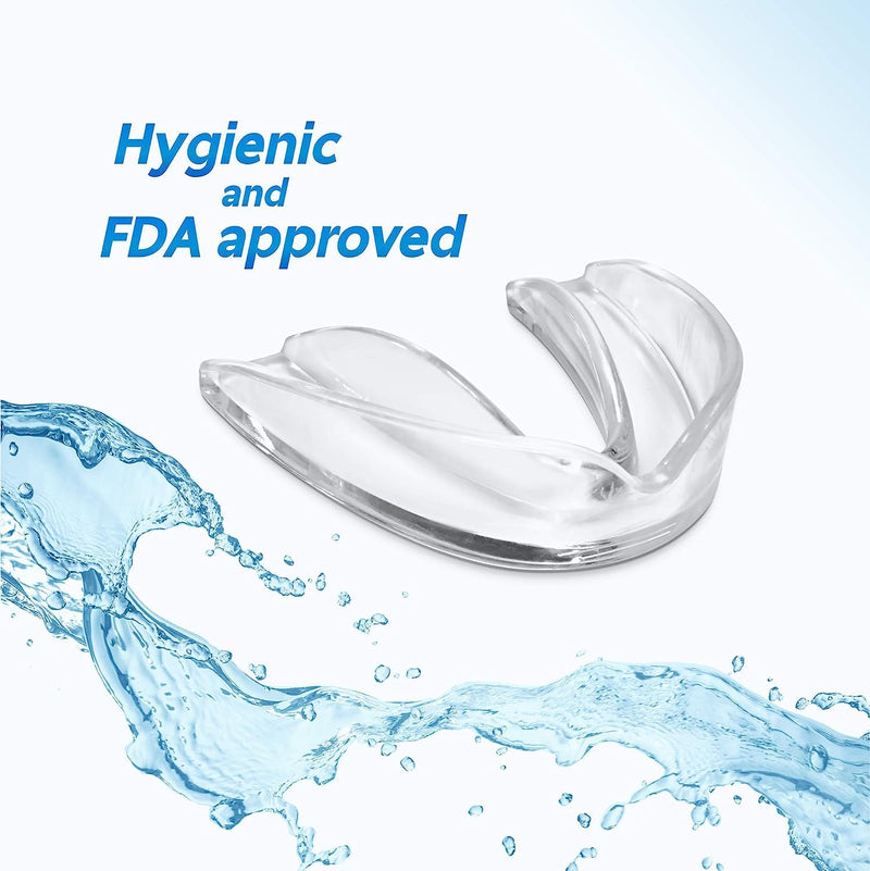[Australia] - Mouthguard - One Size Fits All Premium Set of 6 BPA Free Moldable, Customizable and Trimmable Medical Grade Mouth Guard for Grinding Teeth Clenching Bruxism, Sport Athletic, Whitening Tray 6 Count (Pack of 1) 