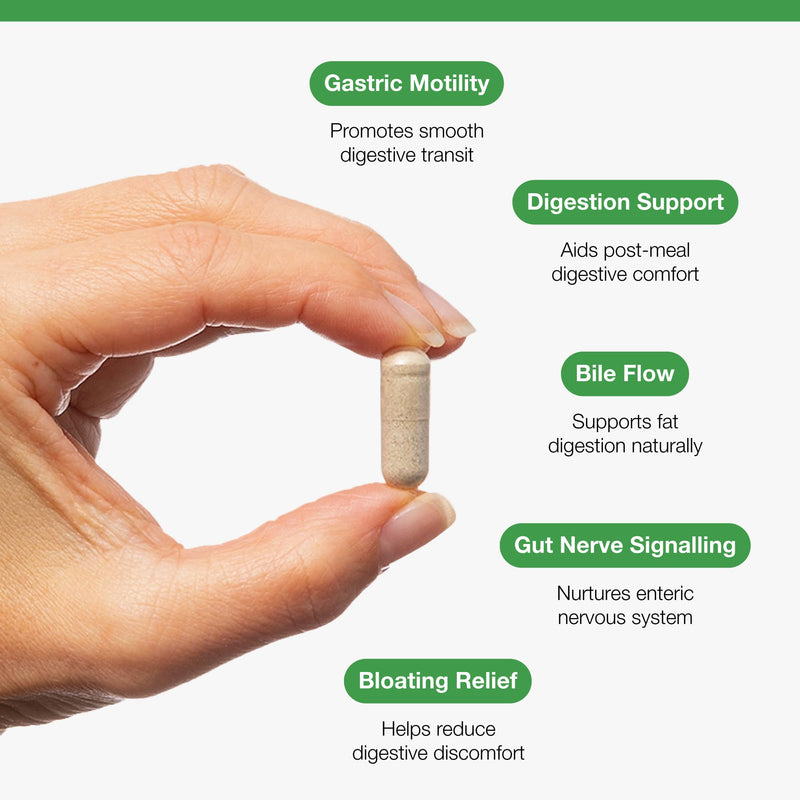 Metagenics Motility Complex with Ginger & Artichoke - Vegan Botanical Blend Capsules for Digestive Support - 120 Capsules
