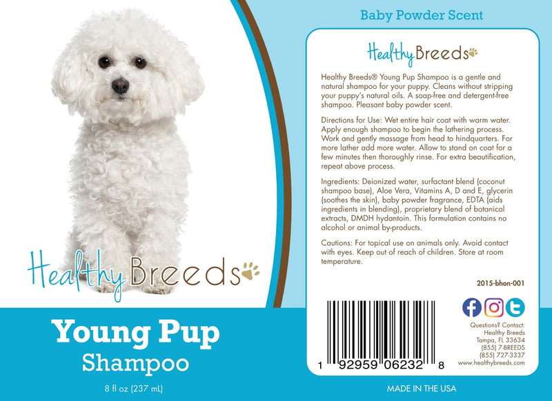 Healthy Breeds Bichon Frise Young Pup Shampoo 8 oz - PawsPlanet Australia