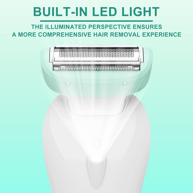 [Australia] - Solimpia Shaver Women's Electric Shaver for Body Leg Arms Armpits Bikini Zone Lady Shaver Wireless Wet Dry Shaver Bikini Trimmer for Women Rechargeable 