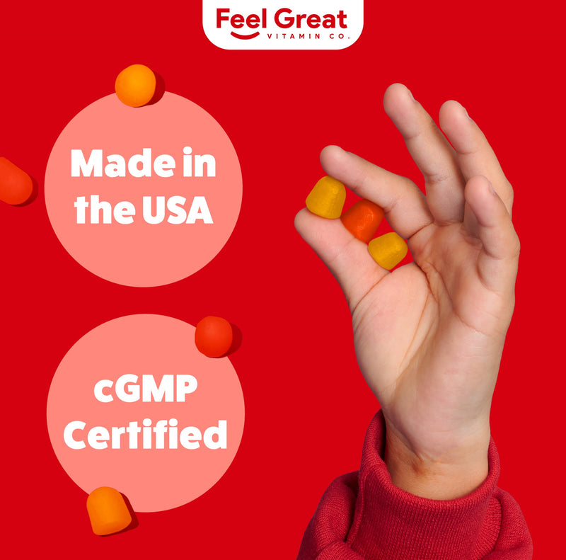 [Australia] - Feel Great Vitamin Co. Complete DHA Gummies for Kids | with Omega 3 6 9 + DHA, Vitamin C | Supports Healthy Brain Function, Vision & Heart Health | Gluten Free, Vegetarian | 60 Gummies Kids DHA + Omega 60 