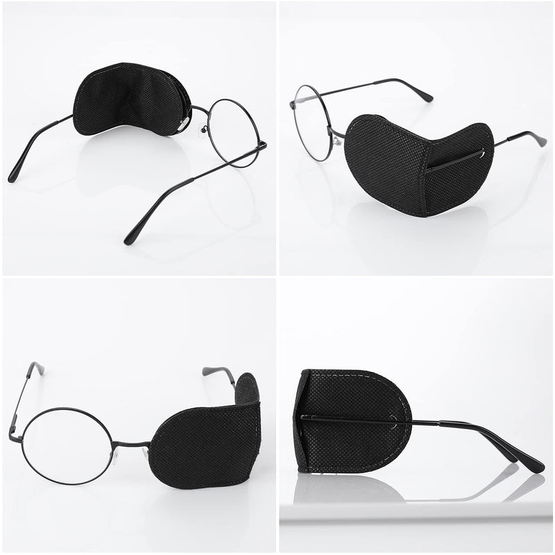 [Australia] - Pack of 12 eye patches, medical eye patches for glasses, lazy eye patches, eye patches, lazy eye patches, treat left right eyes, amblyopia, strabismus eye patches for adults/children 