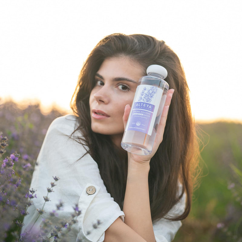 Alteya Organics Lavender Water Toner, 17 OZ | USDA Organic Lavender Water Facial Toner hydrates, tones, soothes, and refreshes face, body, and hair naturally 17 Ounce (Pack of 1)