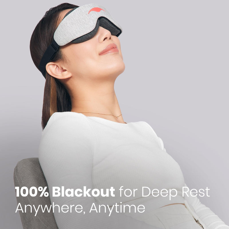 [Australia] - Manta Slim Sleep Mask ‚Äì Ultra-Light Blackout Eye Mask with Adjustable Eye Cups, Soft Strap for Comfortable Sleep, Minimalist Design for Better Rest 