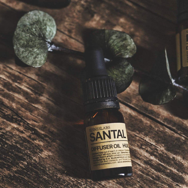 [Australia] - Santal Diffuser Oil, Niche Scent, Amber Coco Vanilla Cedar Sandalwood Musk Essential Oils Blend for Ultrasonic Diffuser Scent Projects(.33 oz/10 ml) 0.33 Fl Oz (Pack of 1) 