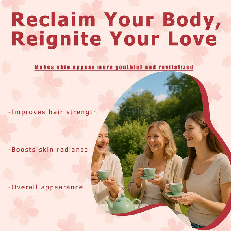 Vaginal Probiotics for Women Vaginal Dryness & PH Balance | 2,000mg Daily Supplement with Lactobacillus Strains, Cherry Blossom Extract, Multi-Collagen Blend, Hyaluronic Acid, Prebiotics, Vitamin C