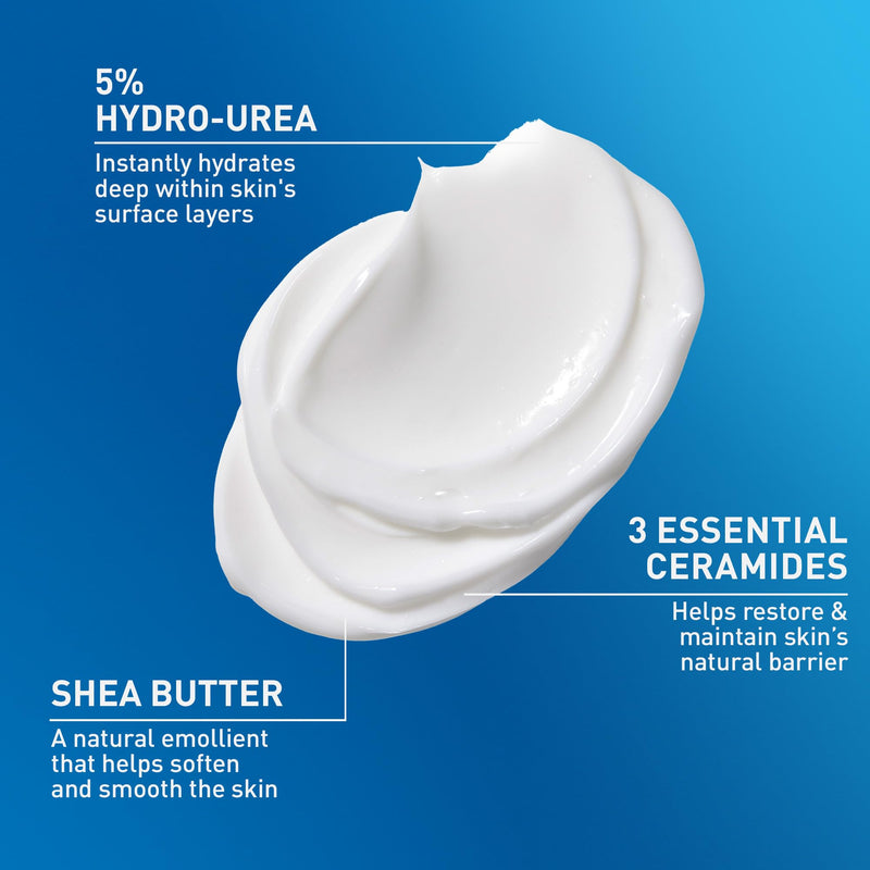 CeraVe Intensive Moisturizing Cream with Shea Butter for Dry Skin, 19oz | Skin Care, Instant Hydration, Skincare, Body Care, Skin Barrier Repair, Body Cream, Fragrance Free, Extremely Dry Skin